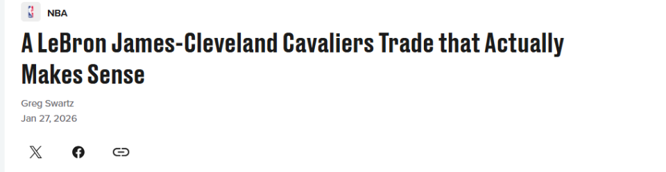 北京单场-送詹姆斯+布朗尼回家！美媒晒3方10人交易方案：湖人获2大全明星